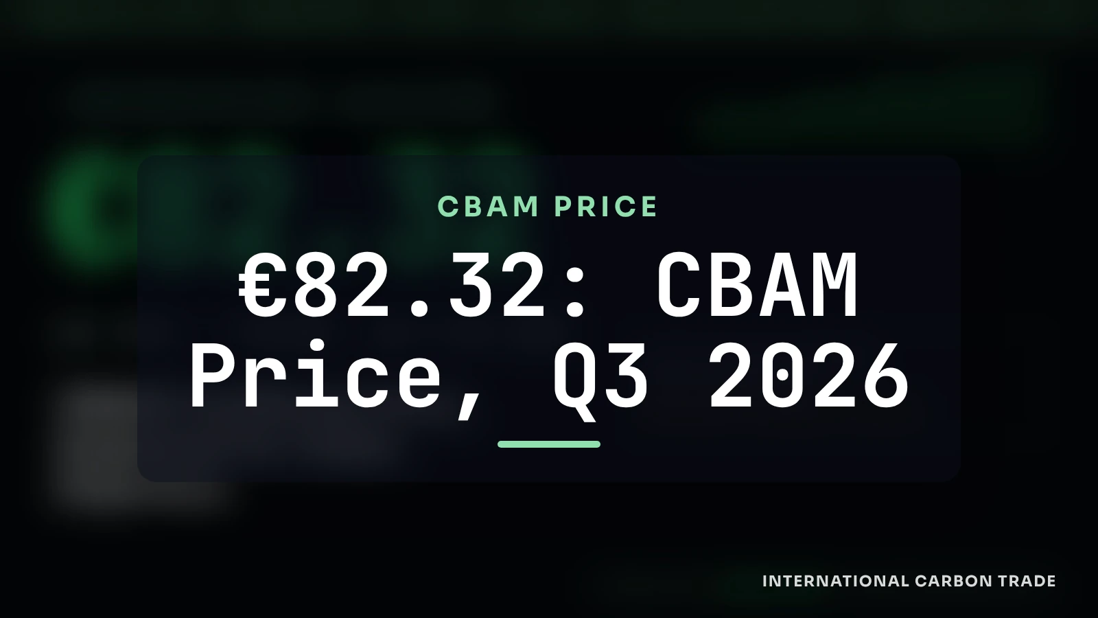 CBAM Certificate Price Q3 2026 Explained for Indian Exporters